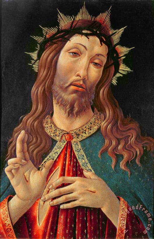 Ecce Homo or The Redeemer painting - Botticelli Ecce Homo or The Redeemer Art Print