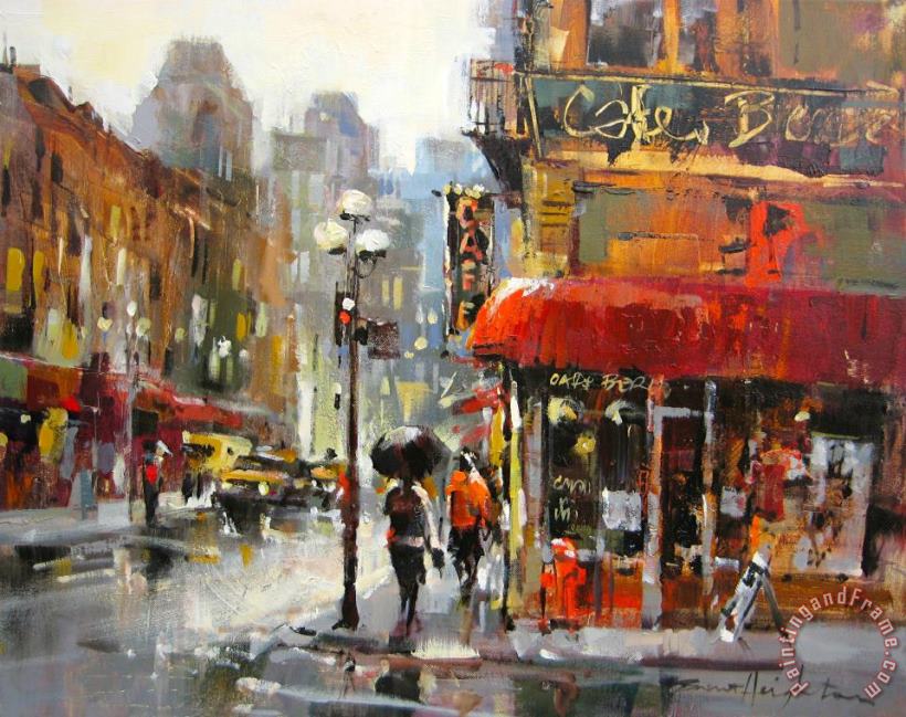Gold Medal Peoples Choice painting - brent heighton Gold Medal Peoples Choice Art Print