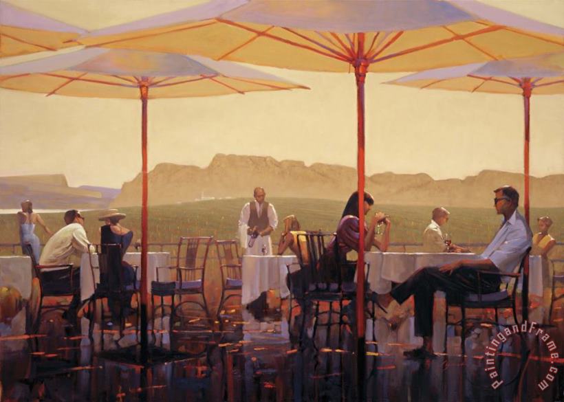 brent lynch Winery Terrace Art Painting