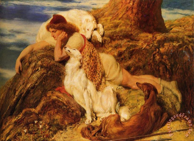 Briton Riviere Endymion Art Painting
