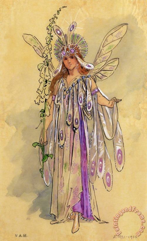 C Wilhelm Titania Queen of the Fairies A Midsummer Night's Dream Art Painting