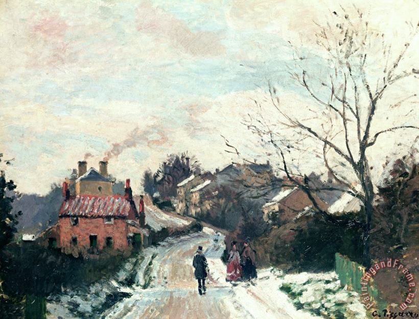 Fox Hill Upper Norwood painting - Camille Pissarro Fox Hill Upper Norwood Art Print