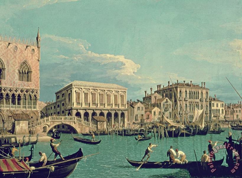 Bridge of Sighs painting - Canaletto Bridge of Sighs Art Print