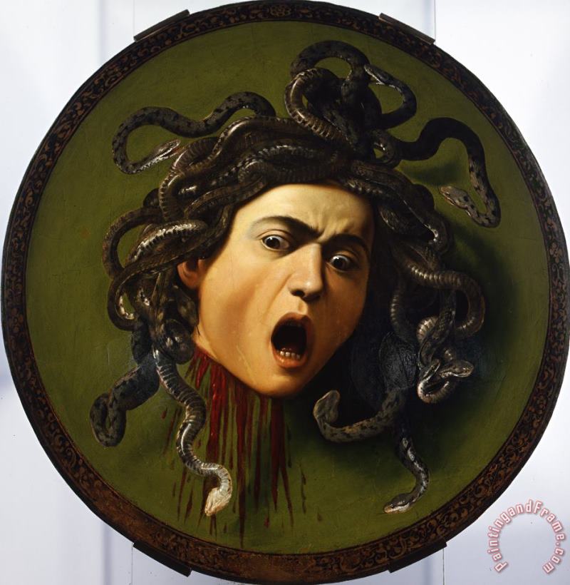 Caravaggio Medusa Art Print