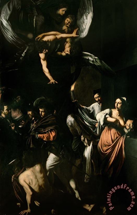 Caravaggio The Seven Works of Mercy Art Painting