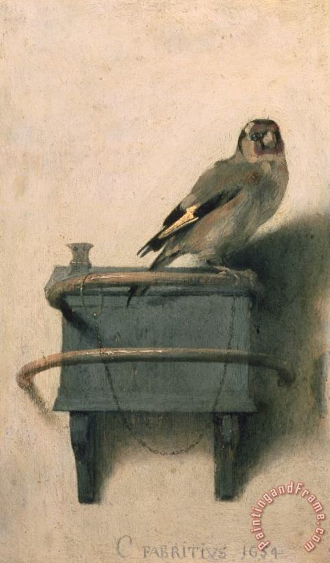 Carel Fabritius The Goldfinch Art Print