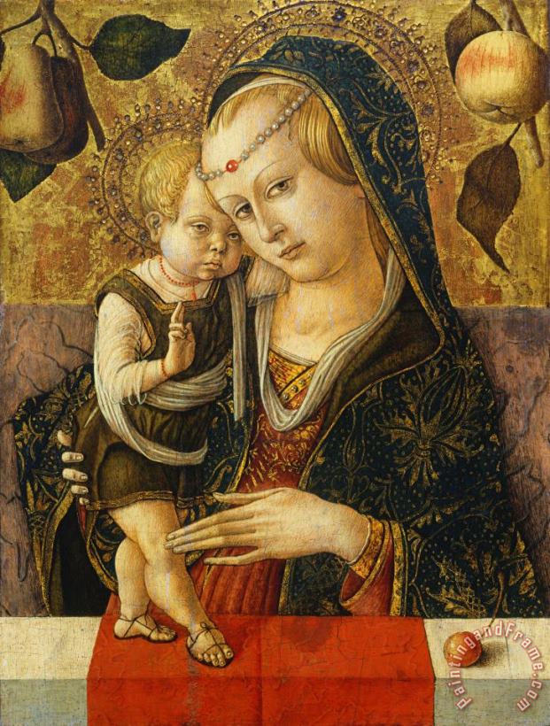 Madonna And Child painting - Carlo Crivelli Madonna And Child Art Print