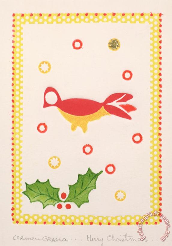 Carmen Gracia Merry Christmas Art Print