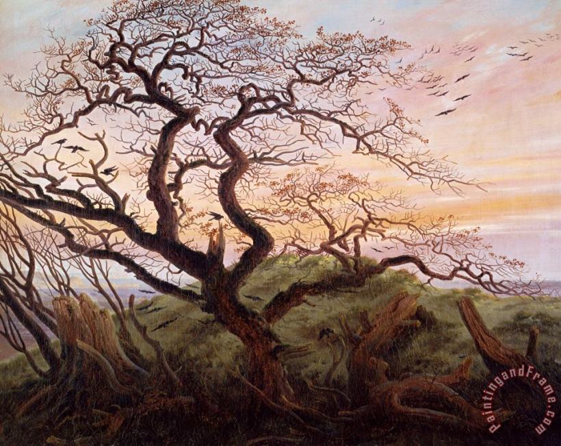 Caspar David Friedrich The Tree of Crows Art Painting