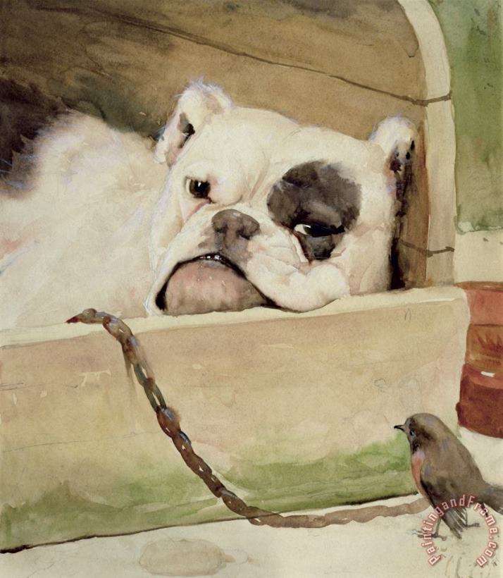 Cecil Charles Windsor Aldin Bulldog Art Print