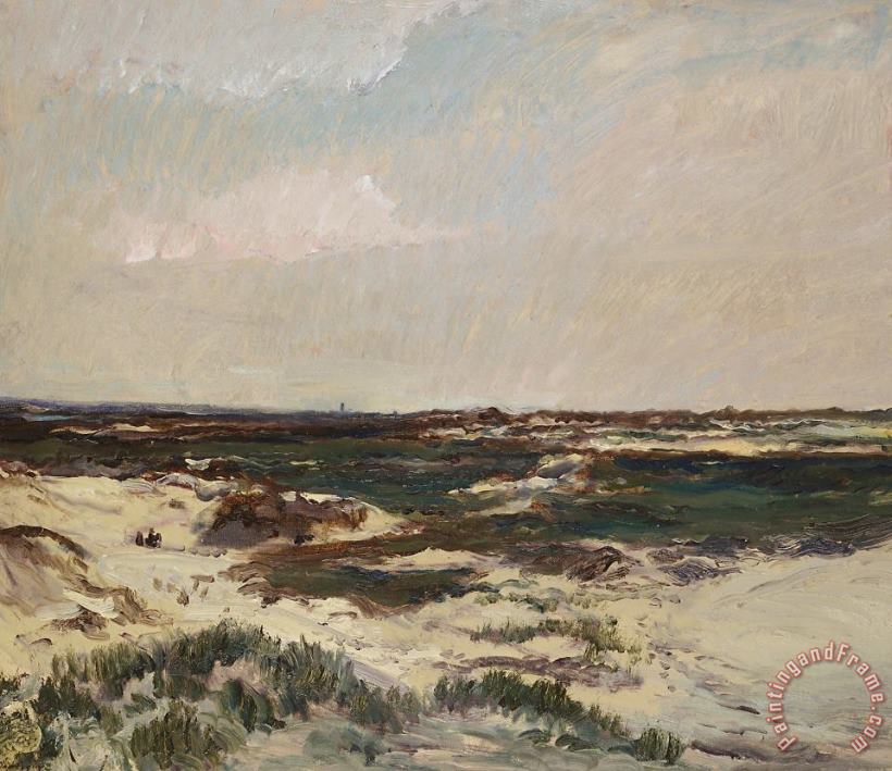 The Dunes At Camiers painting - Charles Francois Daubigny The Dunes At Camiers Art Print