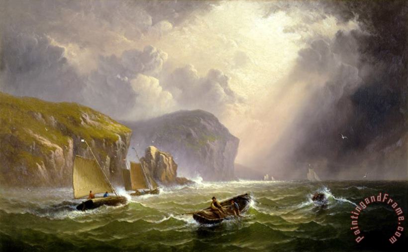 Coast of Grand Manan, 1890 painting - Charles Henry Gifford Coast of Grand Manan, 1890 Art Print