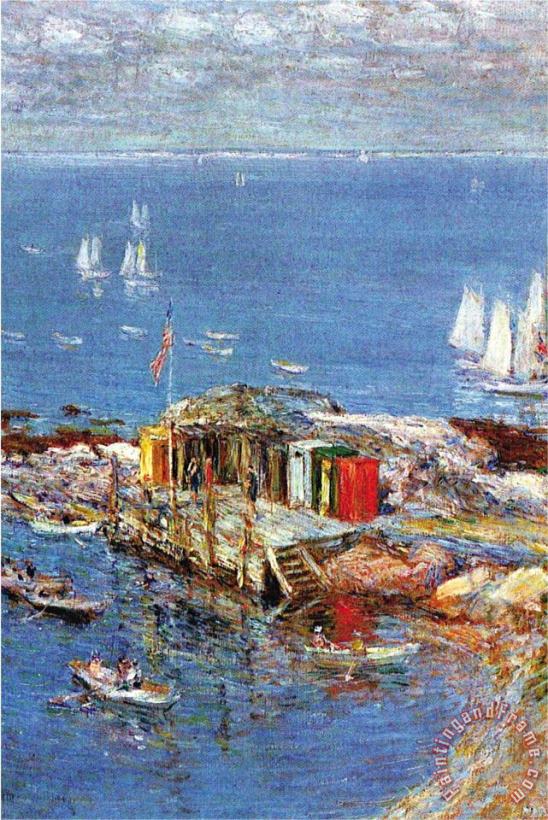 Afternoon in August painting - Childe Hassam Afternoon in August Art Print
