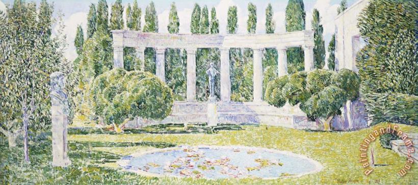 Childe Hassam The Bartlett Gardens Art Painting