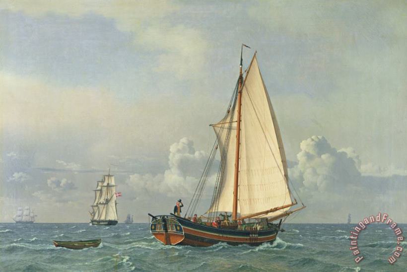 Christoffer Wilhelm Eckersberg The Sea Art Painting