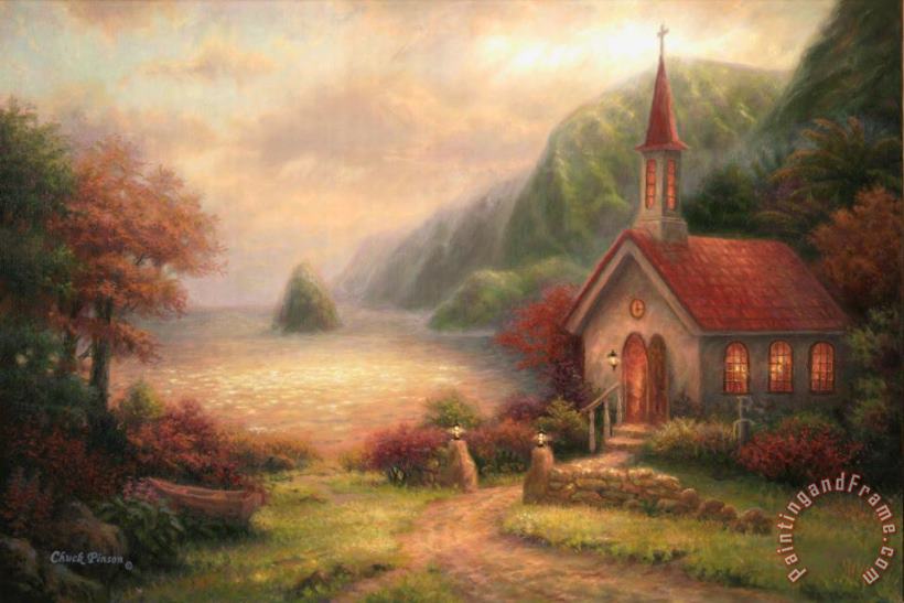 Chuck Pinson Compassion Chapel Art Painting