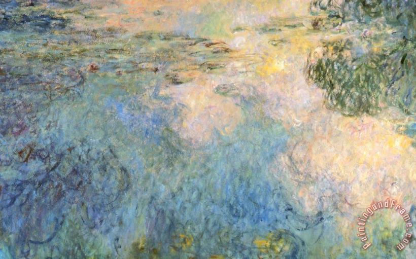 Claude Monet Basin Of Water Lilies Art Painting