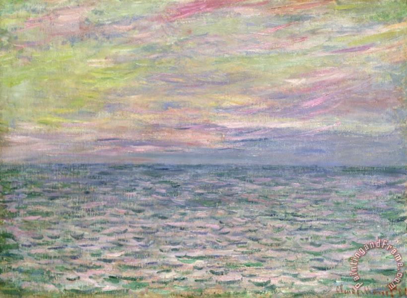 On The High Seas painting - Claude Monet On The High Seas Art Print