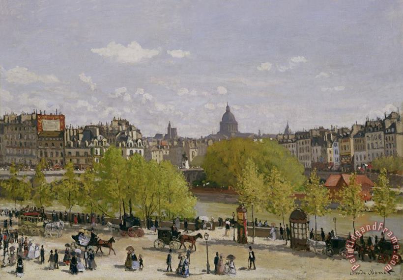 Claude Monet Quai du Louvre in Paris Art Painting