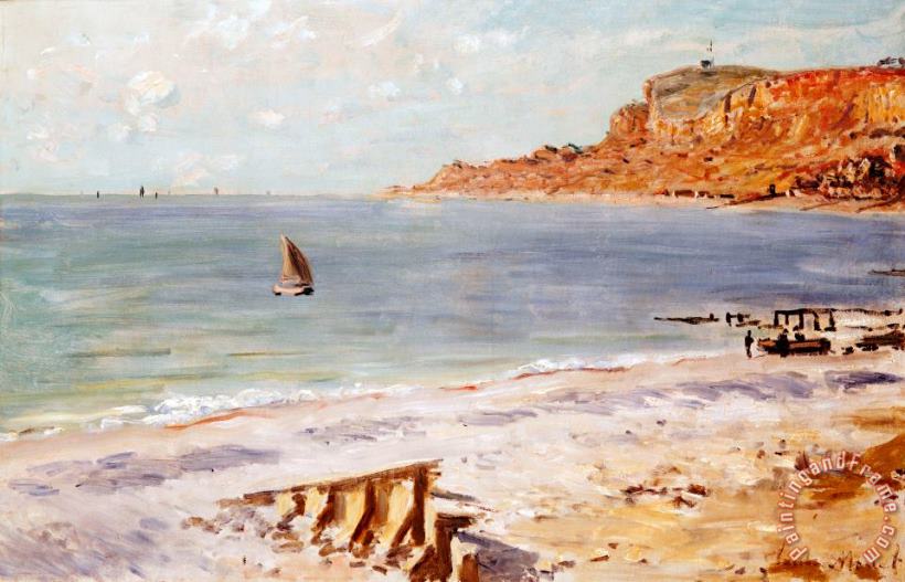 Claude Monet Seascape at Sainte Adresse Art Painting