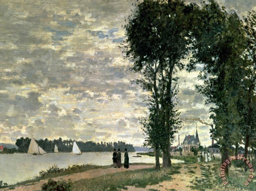 Claude Monet The Banks of the Seine at Argenteuil Art Painting