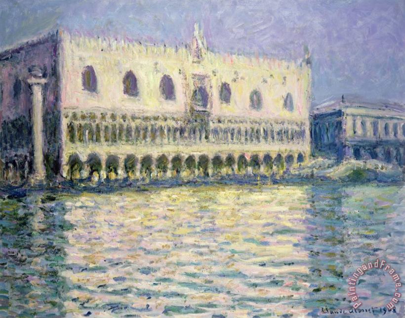 Claude Monet The Ducal Palace Art Painting