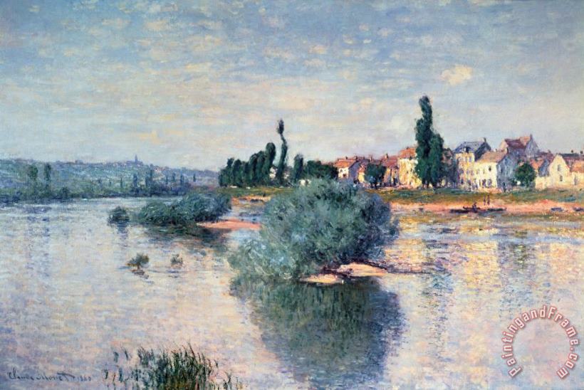 The Seine at Lavacourt painting - Claude Monet The Seine at Lavacourt Art Print