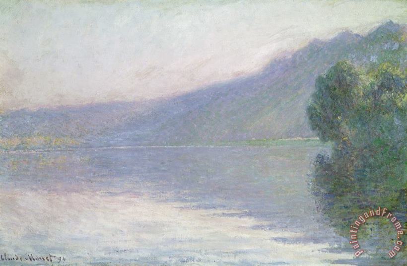 The Seine at Port Villez painting - Claude Monet The Seine at Port Villez Art Print