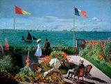 Claude Monet - The Terrace at Sainte Adresse painting