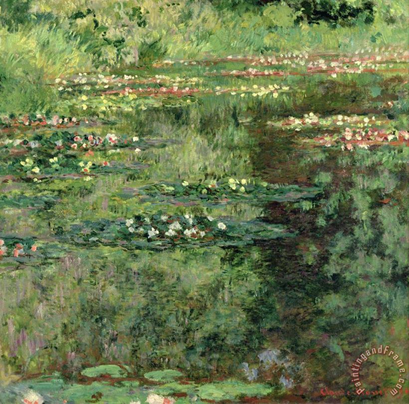 Claude Monet The Waterlily Pond Art Print