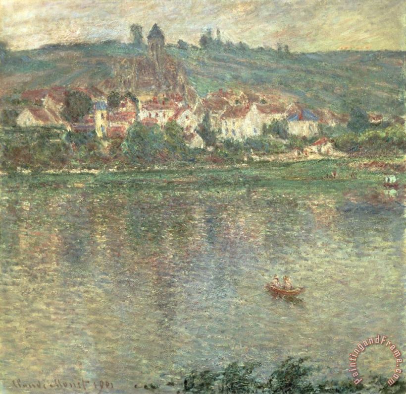 Claude Monet Vetheuil Art Painting