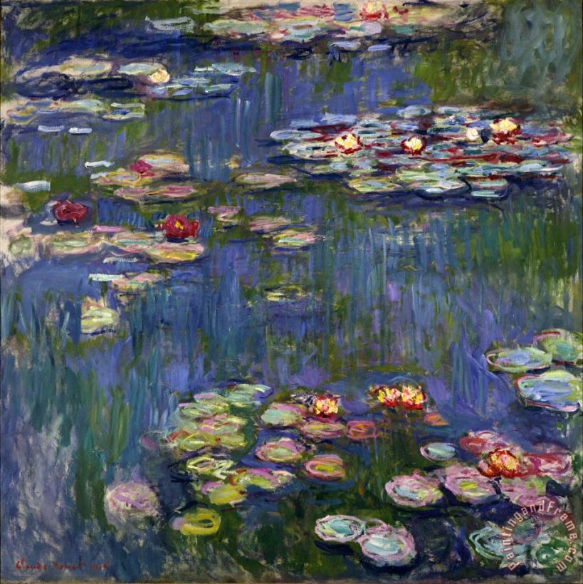 Claude Monet Water Lilies I painting - Water Lilies I print for sale