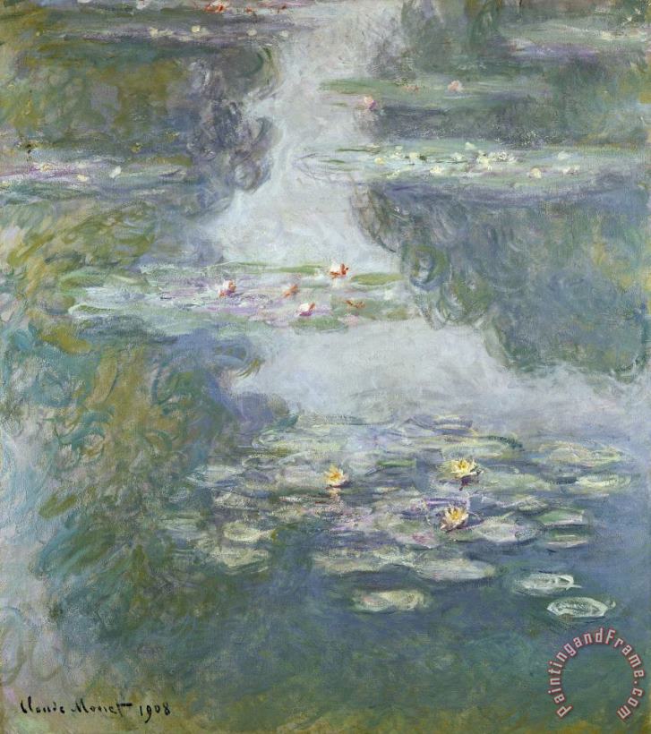 Claude Monet Waterlilies Art Painting