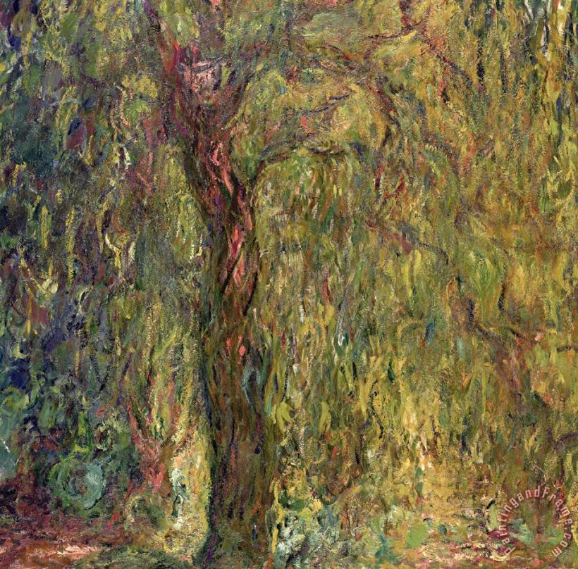 Claude Monet Weeping Willow Art Print