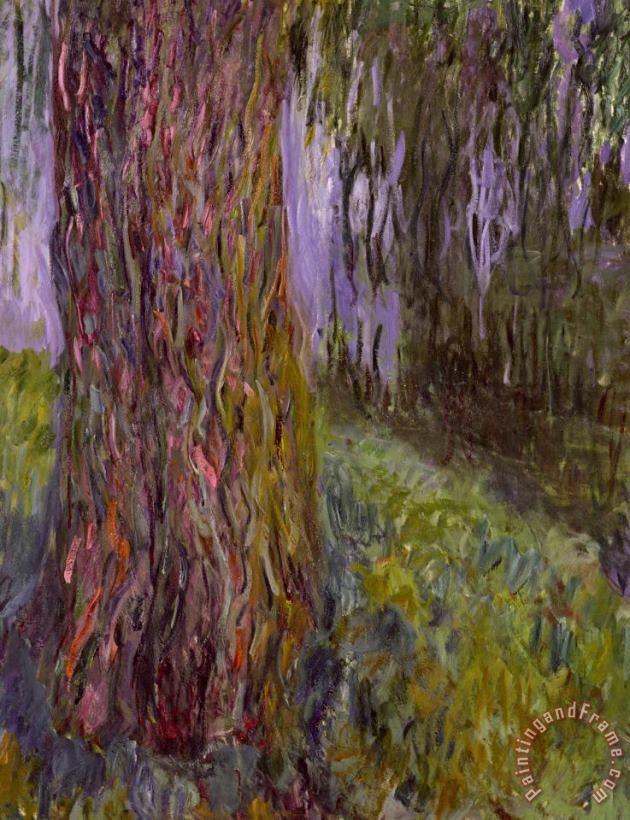 Claude Monet Weeping Willow And The Waterlily Pond Art Painting