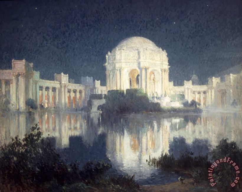 Palace of Fine Arts, San Francisco painting - Colin Campbell Cooper Palace of Fine Arts, San Francisco Art Print