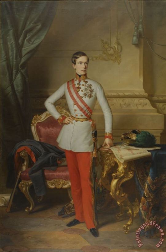 Collection Anton Einsle Kaiser Franz Joseph I Art Painting
