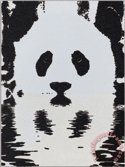 Panda painting - Collection Panda Art Print