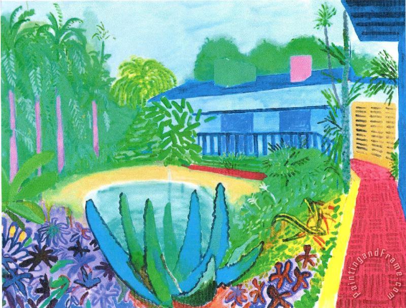 Collection The Bewitching Allure of Hockney's Swimming Pools Art Painting