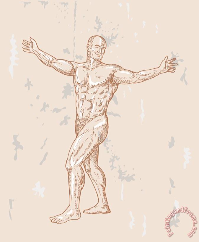 Collection 10 Male Human Anatomy Art Painting
