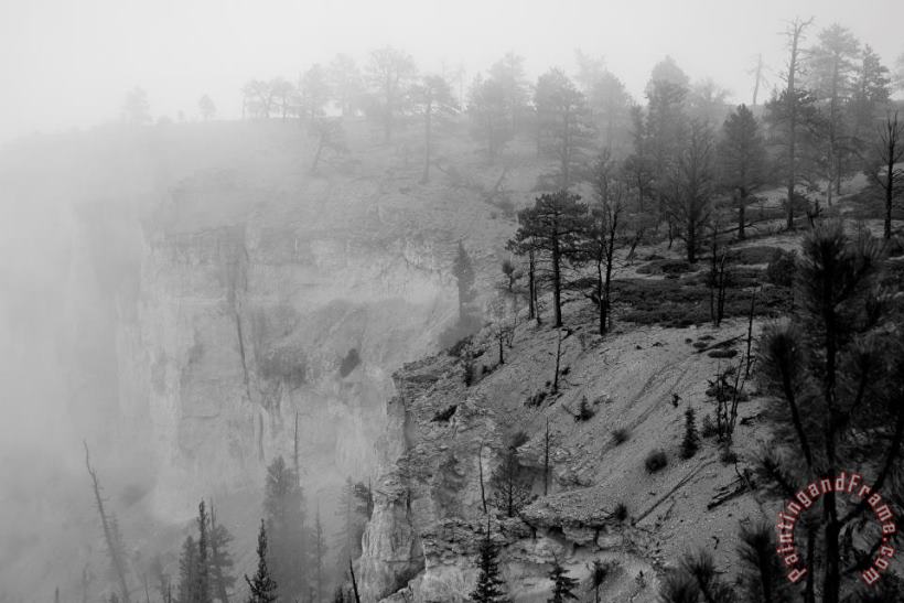 Bryce Canyon Fog painting - Collection 6 Bryce Canyon Fog Art Print