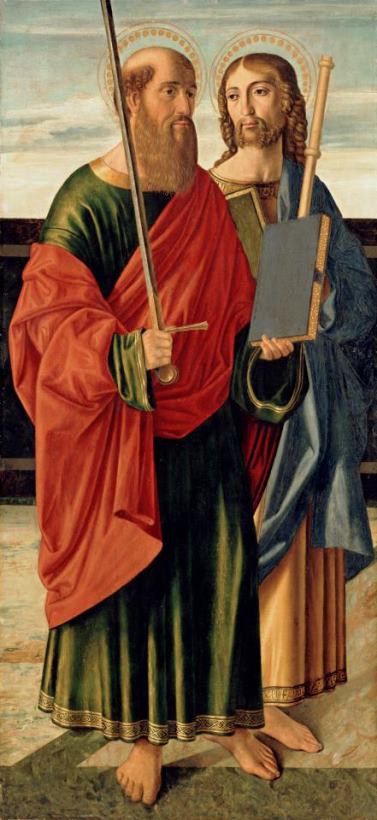 Cristoforo Caselli St. Paul and St. James the Elder Art Print