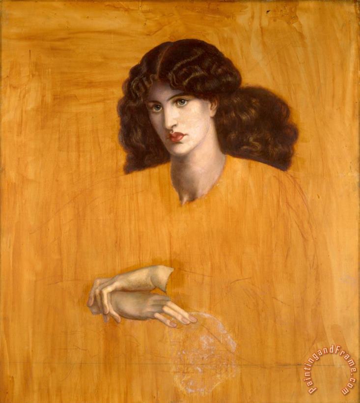 Dante Gabriel Rossetti La Donna Della Finestra (the Lady of Pity) Art Painting