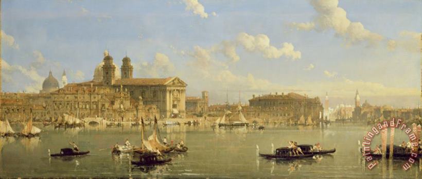 The Giudecca - Venice painting - David Roberts The Giudecca - Venice Art Print