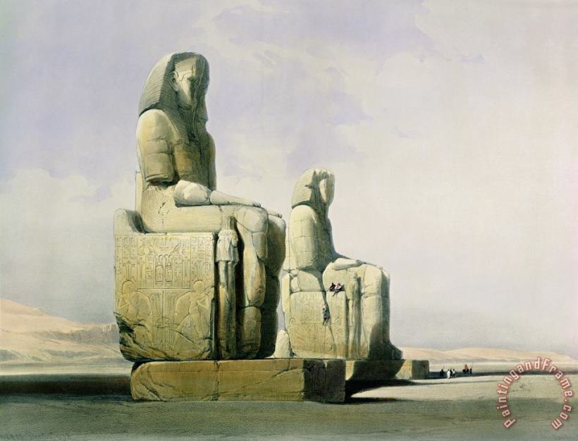 Thebes painting - David Roberts Thebes Art Print