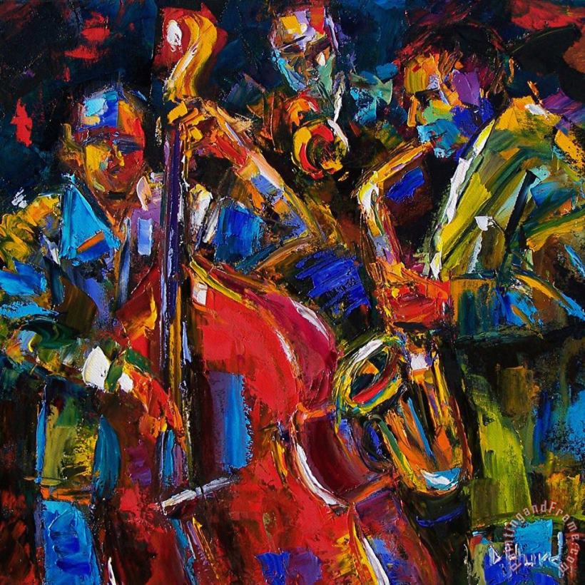 Debra Hurd Jazz Art Print
