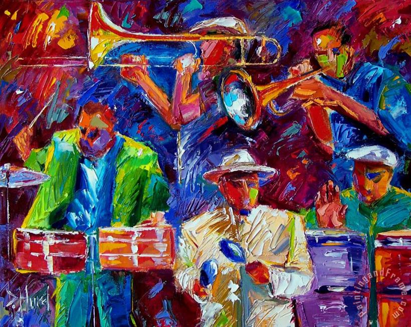 Debra Hurd Latin Jazz Art Painting