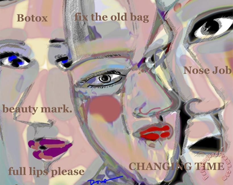 Diana Ong Botox Babes Art Painting
