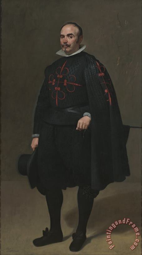 Portrait of Don Pedro De Barberana painting - Diego Velazquez Portrait of Don Pedro De Barberana Art Print