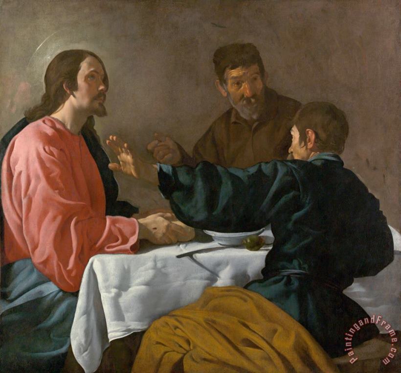 Diego Velazquez The Supper at Emmaus Art Print